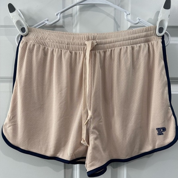 PINK Victoria's Secret Pants - NWT Victoria's Secret PINK Mesh Tech Gym Shorts Dusty Iris Sz M Workout Running